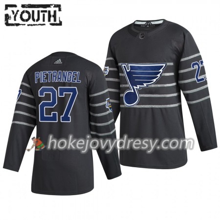 Dětské Hokejový Dres St. Louis Blues Alex Pietrangelo 27  Šedá Adidas 2020 NHL All-Star Authentic